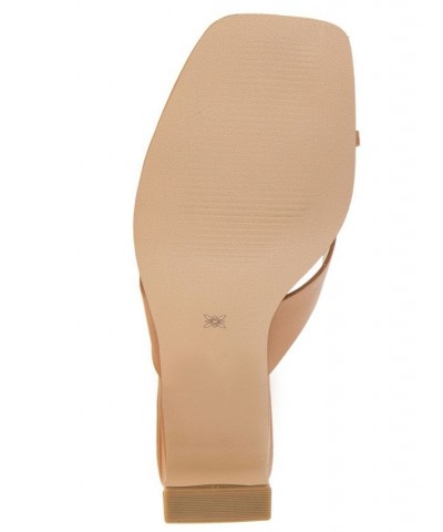 Women's Flian Toe Ring Sandal Tan/Beige $59.50 Shoes