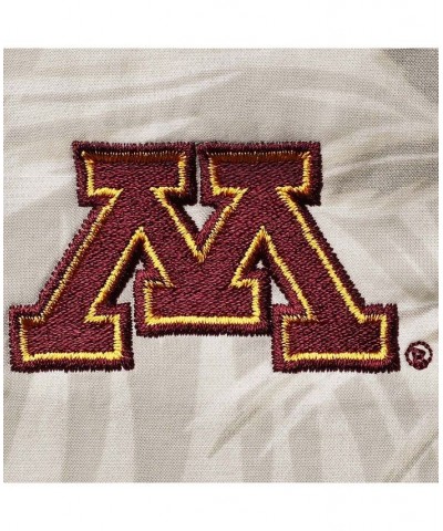 Men's Oatmeal Minnesota Golden Gophers Forest Fronds Button-Up Shirt $38.42 Shirts