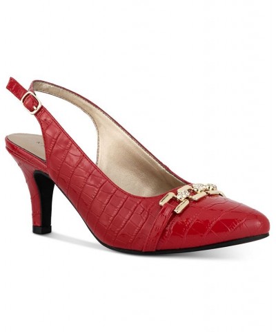 Gildyy Slingback Pumps Red $35.45 Shoes