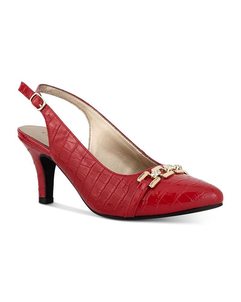 Gildyy Slingback Pumps Red $35.45 Shoes