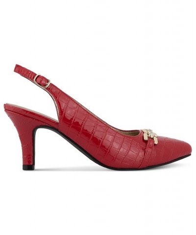 Gildyy Slingback Pumps Red $35.45 Shoes