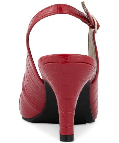 Gildyy Slingback Pumps Red $35.45 Shoes