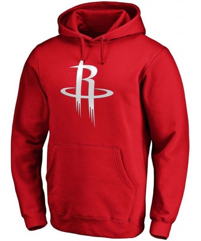 Men's John Wall Red Houston Rockets Playmaker Name and Number Pullover Hoodie $35.63 Sweatshirt