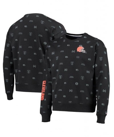 Men's Black Cleveland Browns Reid Graphic Pullover Sweatshirt $36.90 Sweatshirt