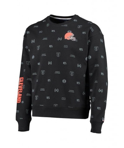 Men's Black Cleveland Browns Reid Graphic Pullover Sweatshirt $36.90 Sweatshirt