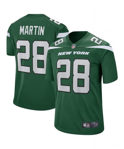 Men's Curtis Martin Gotham Green New York Jets Game Retired Player Jersey $36.38 Jersey