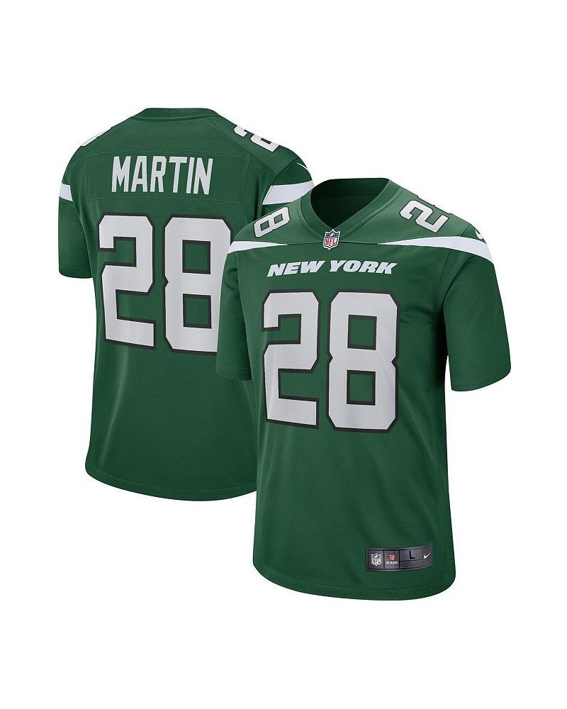 Men's Curtis Martin Gotham Green New York Jets Game Retired Player Jersey $36.38 Jersey