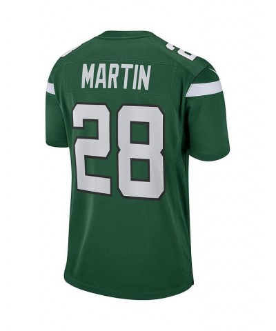 Men's Curtis Martin Gotham Green New York Jets Game Retired Player Jersey $36.38 Jersey