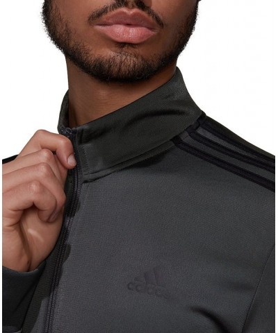 Men's Tricot Track Jacket Dark Grey Heather/Black $28.70 Jackets