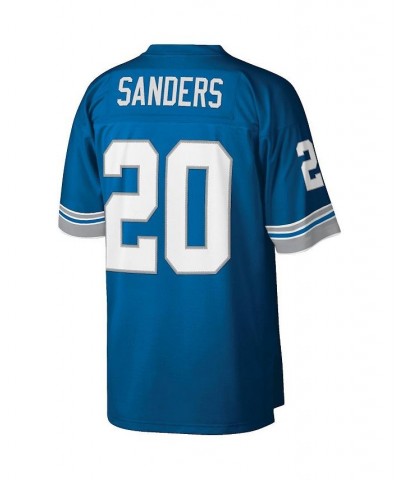 Men's Barry Sanders Blue Detroit Lions Legacy Replica Jersey $56.10 Jersey