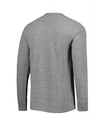 Men's Heathered Gray Minnesota Vikings Hyper Local Land of 10000 Lakes Tri-Blend Long Sleeve T-shirt $27.44 T-Shirts