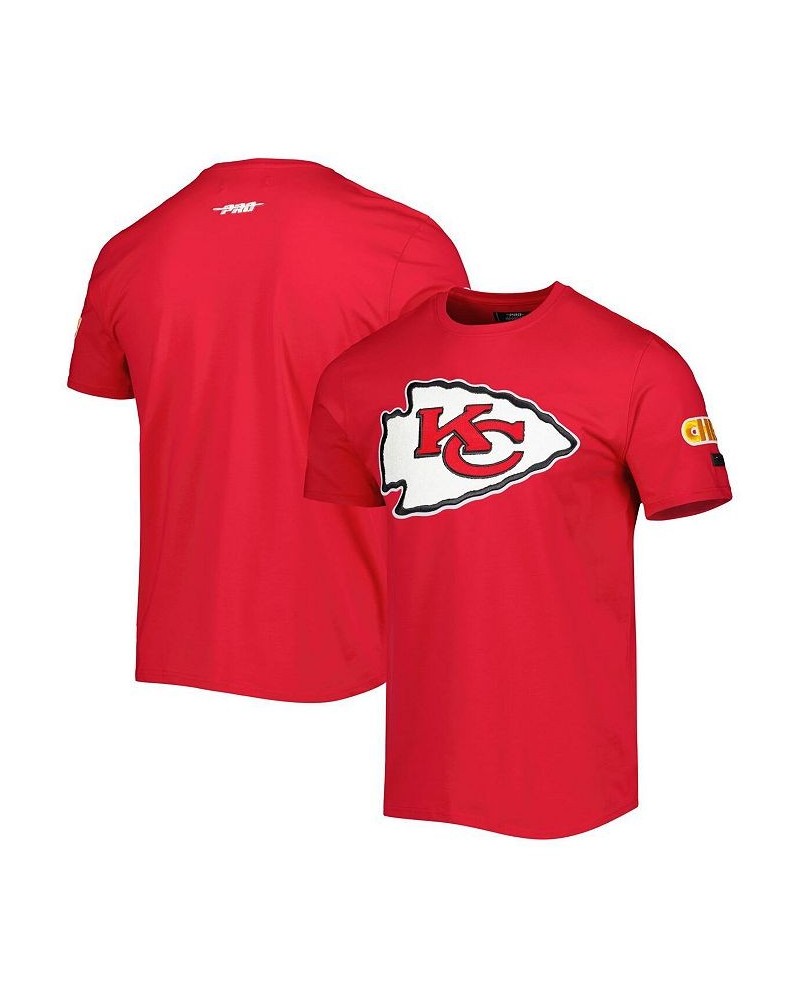 Men's Red Kansas City Chiefs Mash Up T-shirt $38.49 T-Shirts