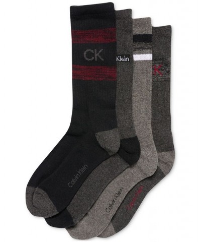 Men's 4-Pk. Crew Dress Socks Gray $12.72 Socks