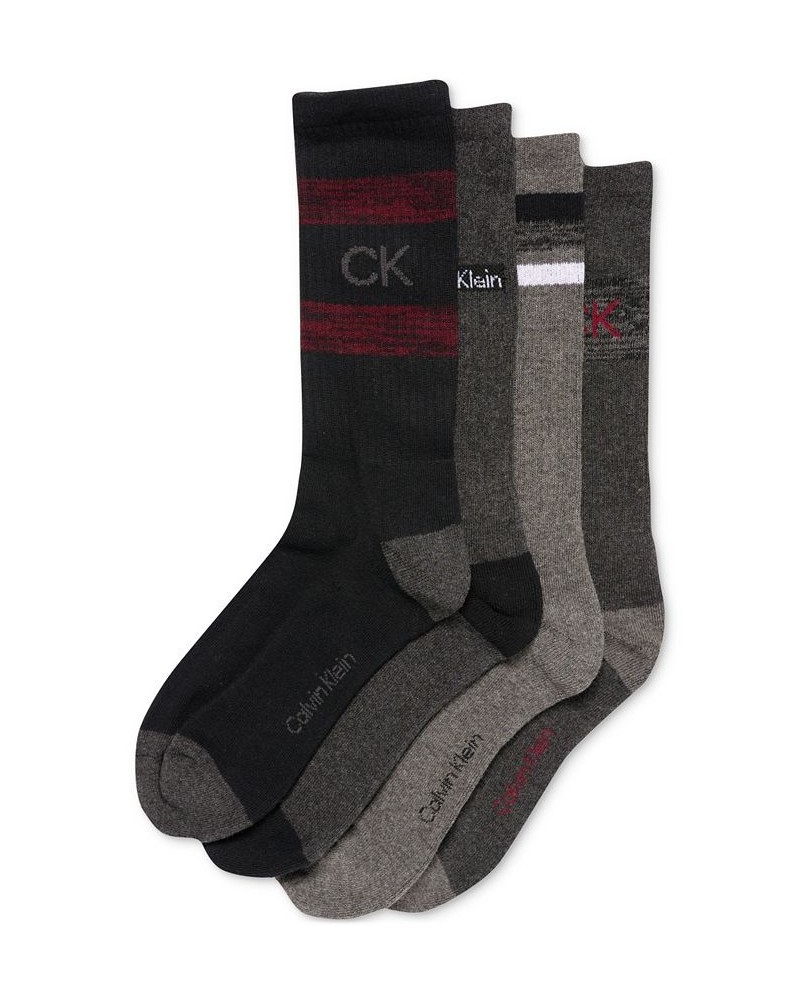 Men's 4-Pk. Crew Dress Socks Gray $12.72 Socks