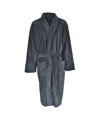 Hanes Men's Soft Touch Robe Gray $19.24 Pajama