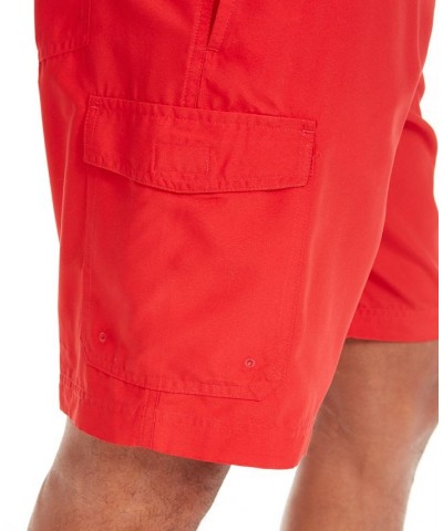 Men's Solid Quick-Dry 9" Board Shorts Fire $11.75 Swimsuits