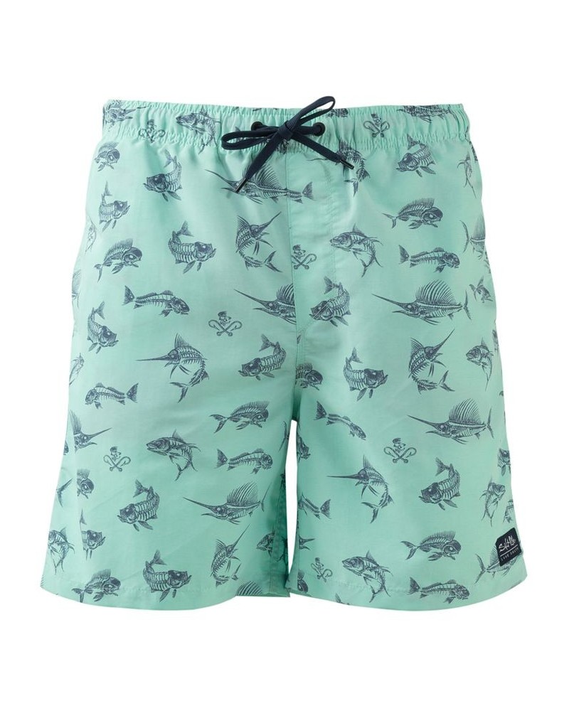 Men's Fish N' Bones Board Shorts PD02 $35.64 Shorts