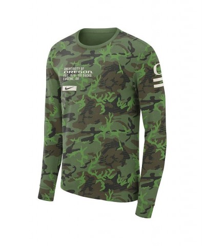 Men's Camo Oregon Ducks Military-Inspired Long Sleeve T-shirt $25.48 T-Shirts