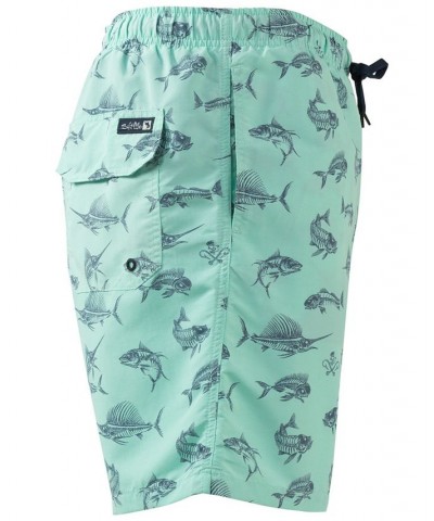 Men's Fish N' Bones Board Shorts PD02 $35.64 Shorts