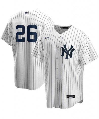 Men's DJ LeMahieu White New York Yankees Home Replica Player Name Jersey $47.85 Jersey