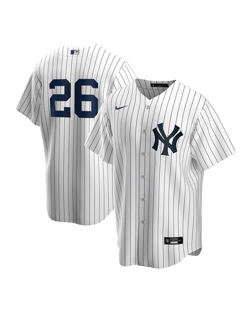 Men's DJ LeMahieu White New York Yankees Home Replica Player Name Jersey $47.85 Jersey