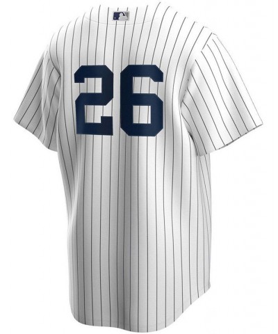 Men's DJ LeMahieu White New York Yankees Home Replica Player Name Jersey $47.85 Jersey