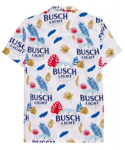 Men's Busch Beer Short Sleeves Woven Shirt Multi $19.50 Shirts