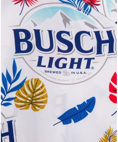 Men's Busch Beer Short Sleeves Woven Shirt Multi $19.50 Shirts