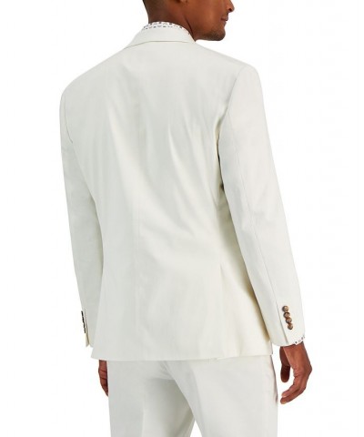 Men's Classic-Fit Linen Suit Jacket White $72.85 Suits