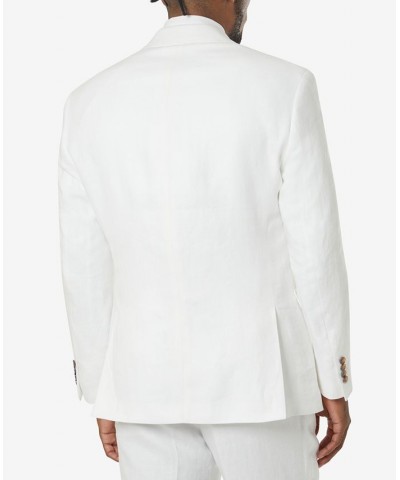 Men's Classic-Fit Linen Suit Jacket White $72.85 Suits