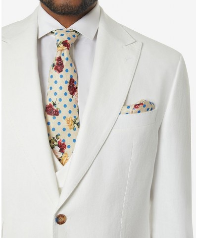 Men's Classic-Fit Linen Suit Jacket White $72.85 Suits