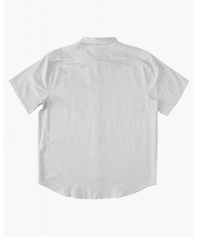 Men's All Day Short Sleeves Shirt Gray $36.27 Shirts