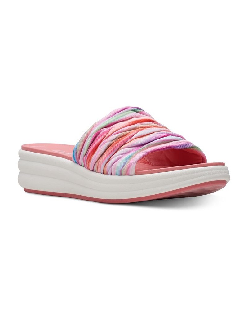 Women's Drift Petal Lilac Slip-On Platform Slide Sandals Multi $42.66 Shoes