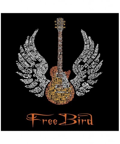 Mens Premium Blend Word Art T-Shirt - Lyrics to Freebird Black $18.00 T-Shirts