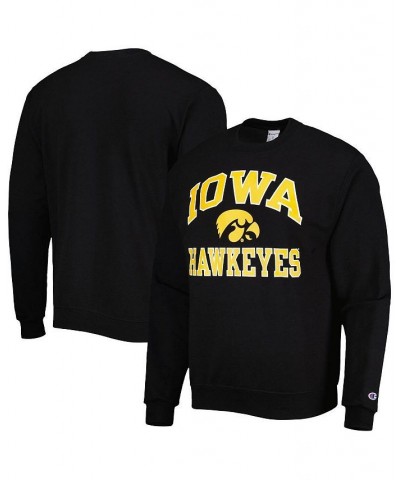 Men's Black Iowa Hawkeyes High Motor Pullover Sweatshirt $34.44 Sweatshirt