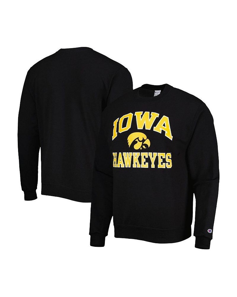 Men's Black Iowa Hawkeyes High Motor Pullover Sweatshirt $34.44 Sweatshirt