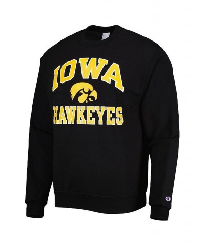 Men's Black Iowa Hawkeyes High Motor Pullover Sweatshirt $34.44 Sweatshirt