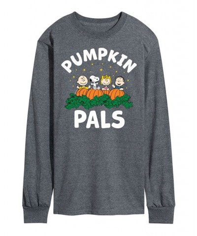 Men's Peanuts Pumpkin Pals T-shirt Gray $20.21 T-Shirts