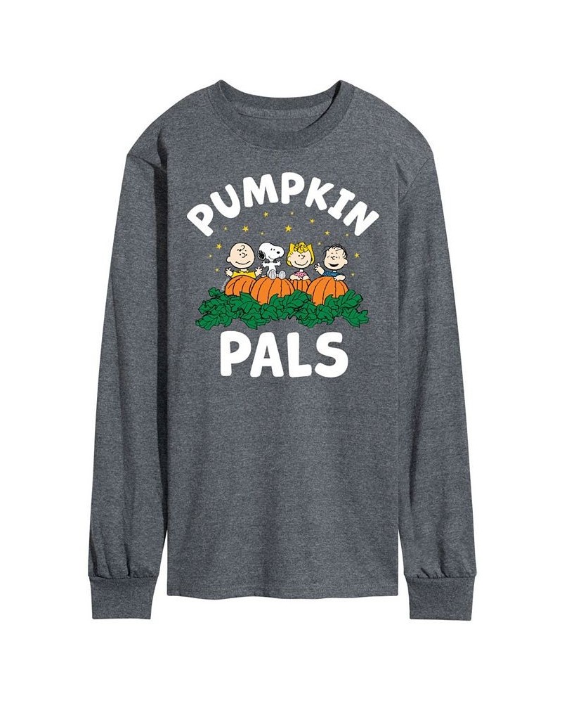 Men's Peanuts Pumpkin Pals T-shirt Gray $20.21 T-Shirts