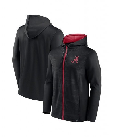 Men's Branded Black Alabama Crimson Tide Ball Carrier Full-Zip Hoodie $38.24 Sweatshirt