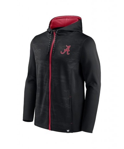 Men's Branded Black Alabama Crimson Tide Ball Carrier Full-Zip Hoodie $38.24 Sweatshirt