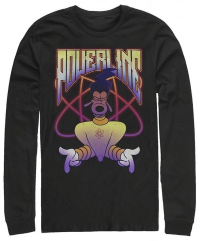 A Goofy Movie Powerline Jam Men's Long Sleeve Crew Neck T-shirt Black $16.80 T-Shirts