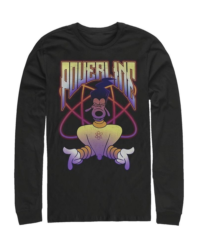 A Goofy Movie Powerline Jam Men's Long Sleeve Crew Neck T-shirt Black $16.80 T-Shirts