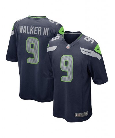 Men's Kenneth Walker III College Navy Seattle Seahawks 2022 NFL Draft Pick Player Game Jersey $51.36 Jersey