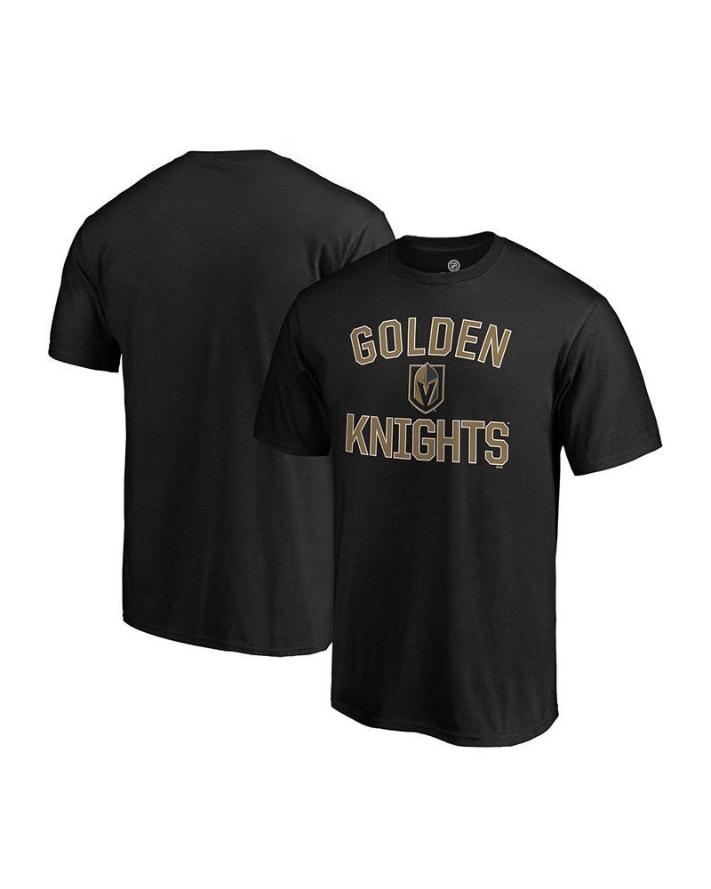 Men's Black Vegas Golden Knights Team Victory Arch T-shirt $18.28 T-Shirts