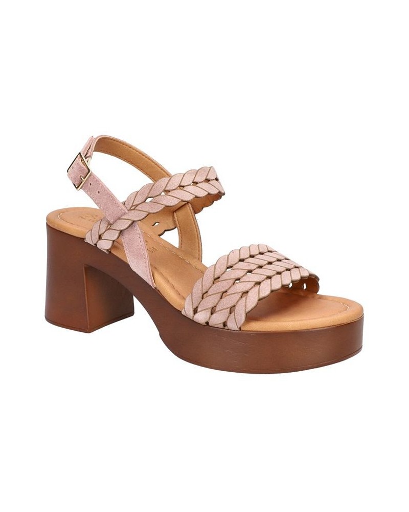 Women's Jud-Italy Platform Sandals Ivory/Cream $46.25 Shoes