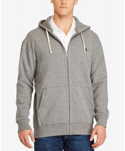 Men's Big & Tall Full-Zip Classic Fleece Hoodie Gray $62.16 Sweatshirt