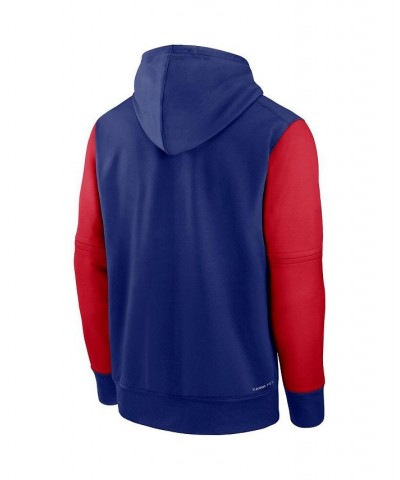 Men's Royal and Red Texas Rangers Authentic Collection Performance Hoodie $32.20 Sweatshirt