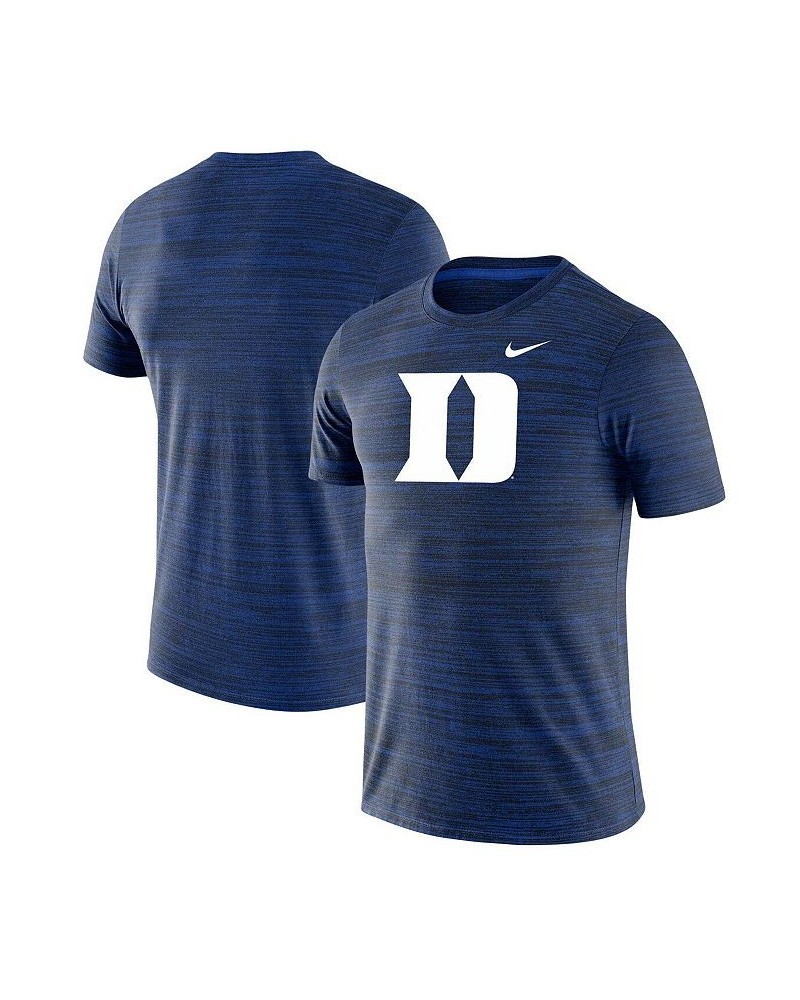 Men's Royal Duke Blue Devils Team Logo Velocity Legend Performance T-shirt $30.79 T-Shirts