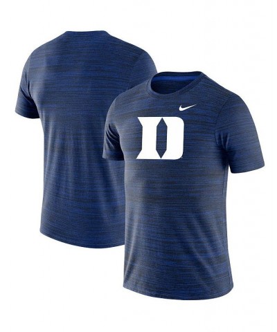 Men's Royal Duke Blue Devils Team Logo Velocity Legend Performance T-shirt $30.79 T-Shirts